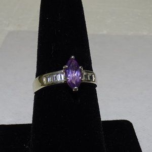 BIG & BEAUTIFUL AMETHYST MARQUE RING